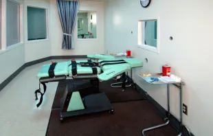 The lethal injection room at California's San Quentin State Prison. California Department of Corrections via Wikimedia (CC BY 2.0)